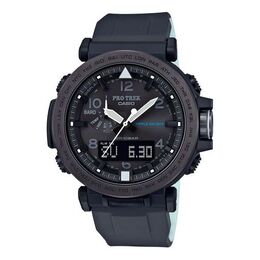 Часы Casio Waterproof Sports Solar Powered Mens Black Analog/Digital Combo, черный prg-650y-1pr | black