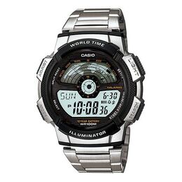 Часы Casio Waterproof Sports Mens Black Digital, черный ae-1100wd-1a | black