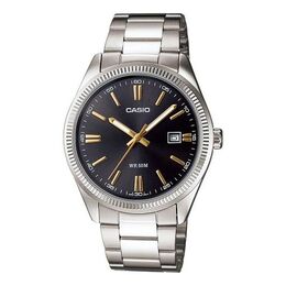 Часы Casio Male DRESS Japan / South Korea Fashion Quartz Waterproof Analog Mens, черный mtp-1302d-1a2v | black