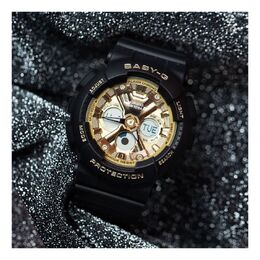 Часы Casio Baby-G 'Black Gold', черный/золото ba-130-1a3 | black gold