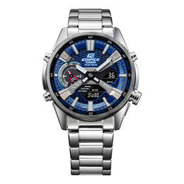 Часы Casio Edifice Analog Watch 'Silver Blue', серебряный ecb-s100yd-2apr-person | silver