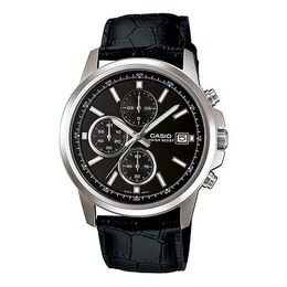 Часы Casio Edifice Waterproof Men Mens Black Analog, черный mth-5001l-1apr | black