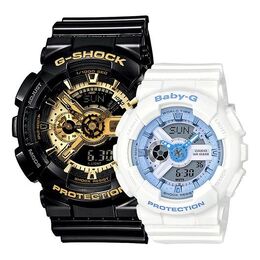 Часы Casio Baby-G 'Black & White' ba-110be-7apr+ga-110gb-1apr | black & white