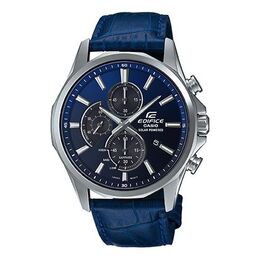 Casio Часы Waterproof EDIFICE Sapphire Crystal Blue Gradient Mens Blue Analog, синий efb-670sbl-2avupr | blue