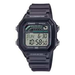 Часы Casio Digital 'Black', черный ws-1600h-8a | black