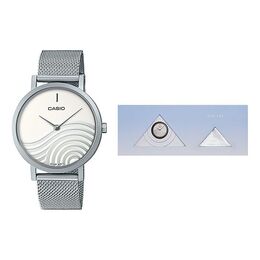 Часы Casio Lineage Analog Watch 'Silver White', кремовый mtp-c120m-7aupfkd | cream