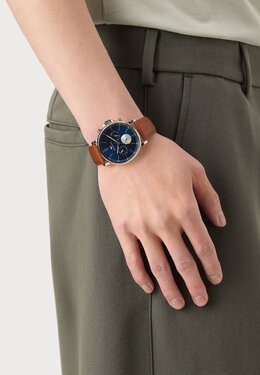 Часы TYSON Tommy Hilfiger, коричневый to152m0e2-o11 | brown/silver-coloured/blue/gold-coloured