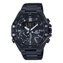Часы Casio Bluetooth Waterproof EDIFICE Sports Sapphire Crystal Solar Powered Mens Black Analog/Digital Combo, черный ecb-10ydc-1apr | black