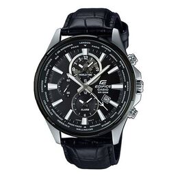 Часы Casio Quartz Waterproof EDIFICE Sapphire Crystal Solar Powered Mens Black Analog, черный efr-304bl-1avupf | black