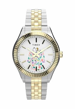 Часы Timex QUARTZ ANALOG WATCH Timex LEGACY X PEANUTS - IN BLOOM, мультиколор tx151m070-t11 | two-tone
