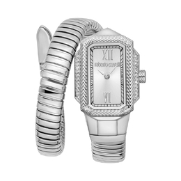 Roberto Cavalli RC5L115M0015 Silver-tone Stainless Steel Ladies Watch with Roman Dial