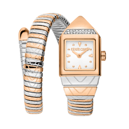 Roberto Cavalli RC5L076M0065 Snake Core Silver-tone Dial Ladies Watch