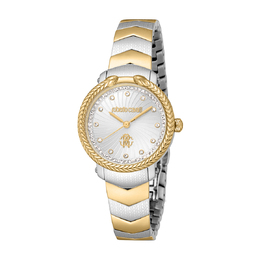 Roberto Cavalli Core Silver-tone Dial Ladies Watch RC5L095M0055