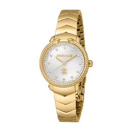 Roberto Cavalli Core Silver-tone Dial Ladies Watch RC5L095M0025