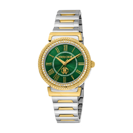 [RC5L039M1095 Glamorous ladies' watch Yellow gold-tone stainless steel case with two-tone bracelet]
