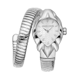 RC5L110M0015: Ladies' Analog Silver-tone Watch with Unique Case Shape