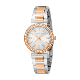 Roberto Cavalli Ladies' Glam Silver Dial Watch rc5l098m0075