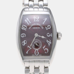 Franck Muller Curvex Tonneau Stainless Steel Women's Wristwatch 1182276