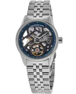 Raymond Weil Freelancer Automatic Skeleton Dial Steel Men's Watch Model 2783-ST-50000