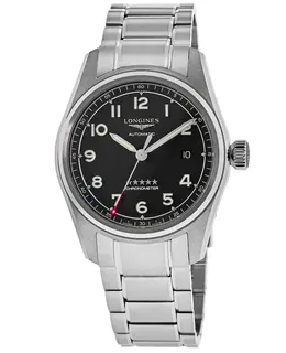Longines Spirit Prestige Edition L3.810.4.53.9 Black Dial Men's Watch