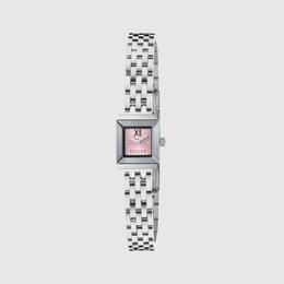 Gucci G-Frame Quartz Pink Dial Ladies Watch YA128539