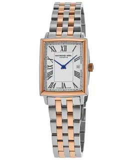 Raymond Weil Toccata Quartz White Dial Two-Tone Steel Women's Watch Model 5925-SP5-00300 (Also known as: 5925SP500300)
