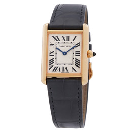 Cartier Tank Louis Large Model Quartz Silver Dial Unisex Watch WGTA0343