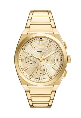 Часы с хронографом EVERETT Fossil, золотой fs152m0er-f11 | gold-tone