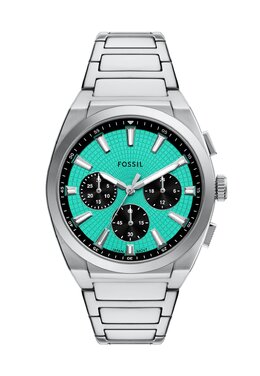 Часы с хронографом EVERETT Fossil, серебряный fs152m0ep-d11 | silver tone