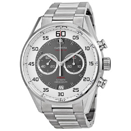 Pre-owned Tag Heuer Carrera 36 Flyback Automatic Chronograph 43Mm Chronograph Silver (Grey Center) Dial Mens Watch car2b11.ba0799