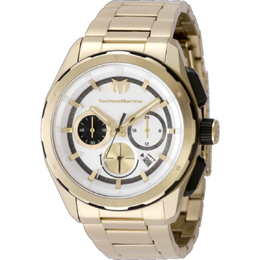 OCEAN Chronograph GMT Quartz Silver Dial Mens Watch tm-318093