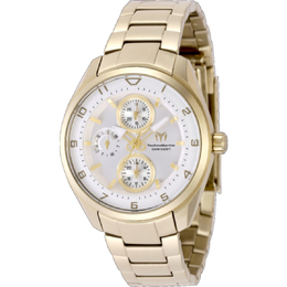 Ocean Quartz Silver Dial Unisex Watch tm-318110
