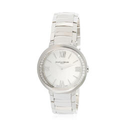Pre-owned Baume & Mercier Promesse 10160 White Dial Quartz Ladies Watch