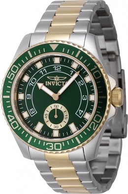 Invicta Pro Diver 47129 Mens Quartz Watch Green Dial