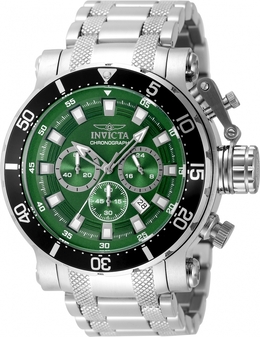Invicta 49092 - Mens Quartz Chronograph GMT Green Dial watch