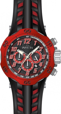 Invicta 48237 Venom Hydra Chronograph GMT Quartz Mens Watch