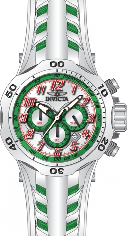 Invicta 48239 Venom Hydra Chronograph GMT Quartz Mens Watch