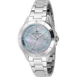 Technomarine Luna Quartz Crystal Ladies Watch TM-82600 (Silver-tone)