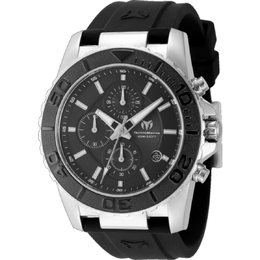 Technomarine tm-724005 Sea Chronograph Quartz Mens Watch - Black Dial with Analog and Chronograph Functions