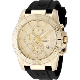 Technomarine Sea Chronograph Quartz Gold Dial Mens Watch TM-725009