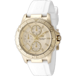 Technomarine Sea Quartz Gold Dial Ladies Watch TM-725018