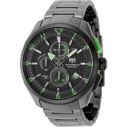 Ocean Chronograph Quartz Black Dial Mens Watch tm-318121