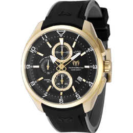 Technomarine OCEAN Chronograph Quartz Black Dial Mens Watch tm-318121