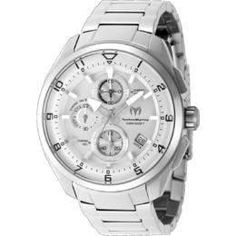 Technomarine OCEAN Chronograph Quartz Silver Dial Mens Watch TM-31812/9