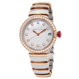 Bulgari Lvcea Ladies 18 Carat Rose Gold Watch 102476