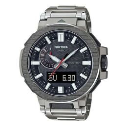 Часы Casio Pro Trek Manaslu Analog Watch 'Black Steel', черный prx-8001yt-7jf | black