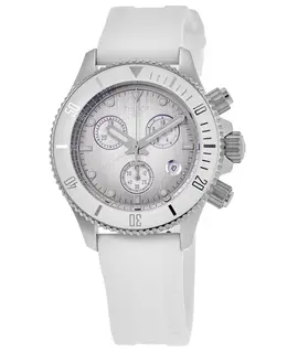 Tissot Seastar 1000 Quartz Chronograph White Dial Silicone Strap Men's Watch (t120.217.17.011.00)