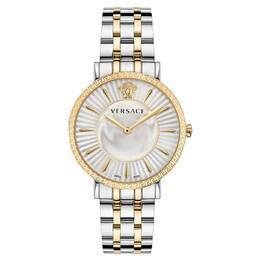 Versace V-Eternal Quartz Silver Dial Ladies Watch VEJL00622