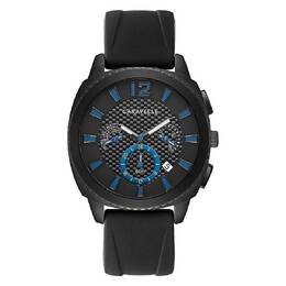 Bulova Caravelle Mens Watch 45B159 - Black Dial, Stainless Steel Case