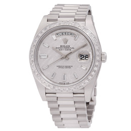 Rolex Day-Date 40 Meteorite Diamond Mens Automatic Watch m228396tbr-0027